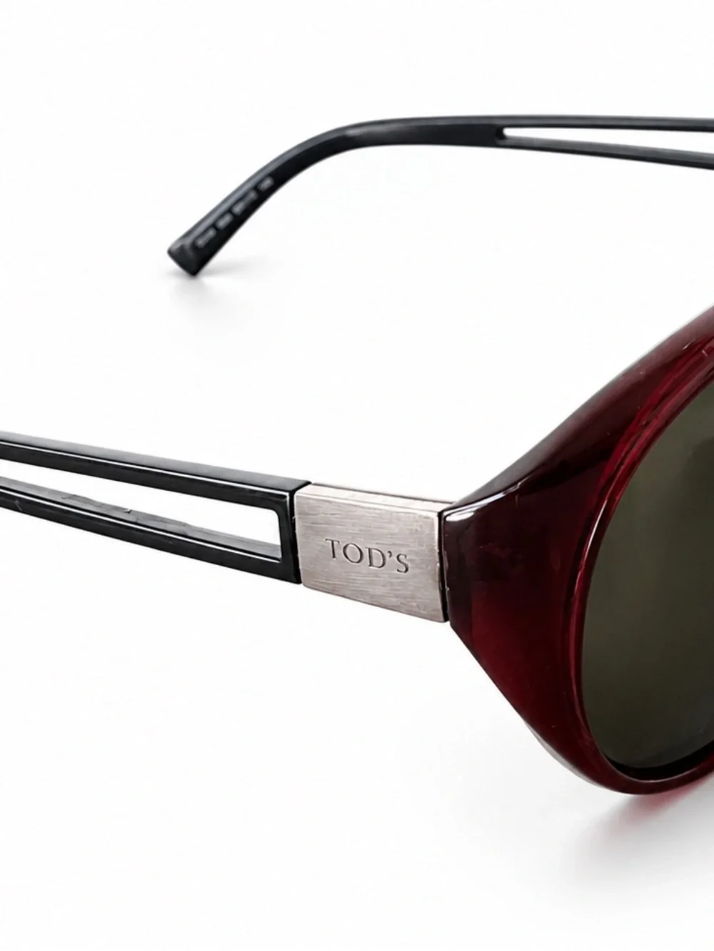 Wine Red Aviator Sunglasses - Dark Smoke Lenses Bifocals